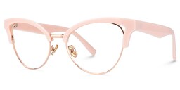 Charlene Browline Pink Glasses1