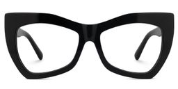 Bernita Geometric Black Glasses0