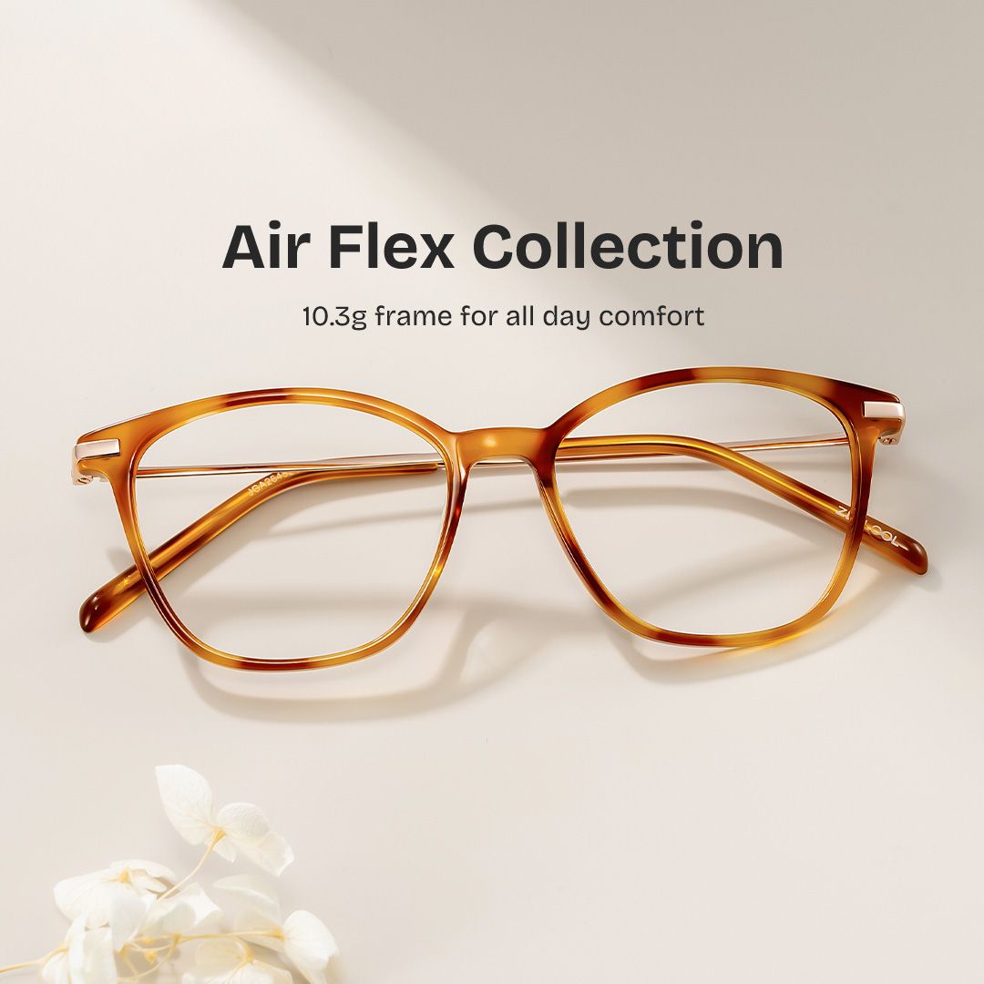 Jessica Tortoiseshell Cat Eye Glasses Frames in Acetate Material