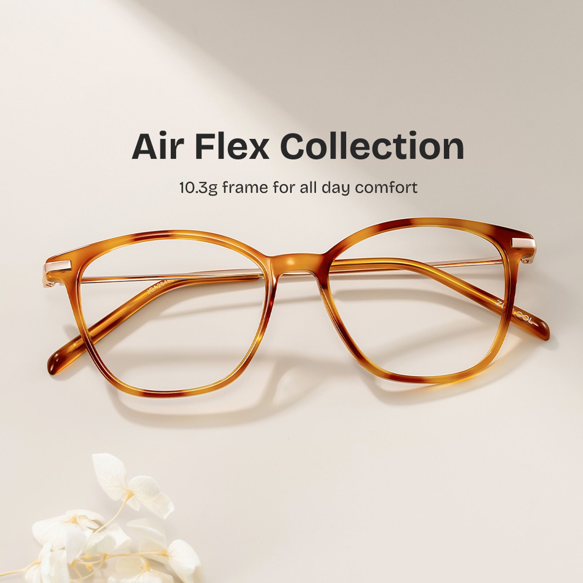 Jessica Tortoiseshell Cat Eye Glasses Frames in Acetate Material | ZEELOOL0