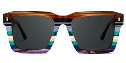 Kenish Square Multicolor Glasses0
