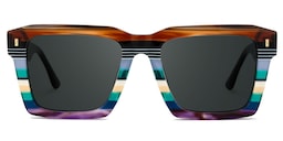 Kenish Square Multicolor Glasses0