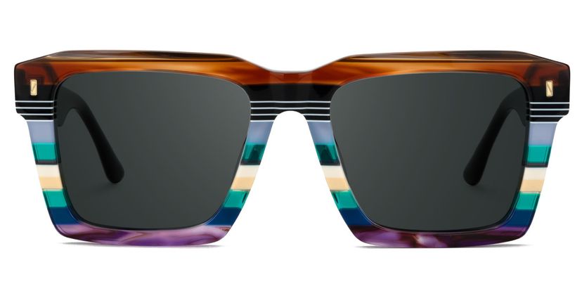 Kenish Square Multicolor Glasses