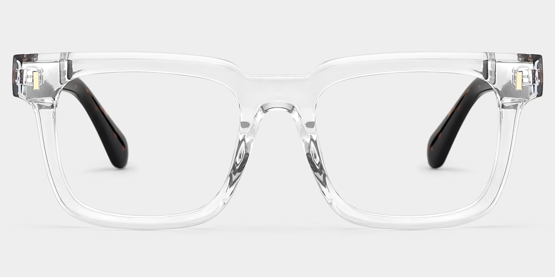 Connor transparent full rim rectangle eyeglasses Online | ZEELOOL1
