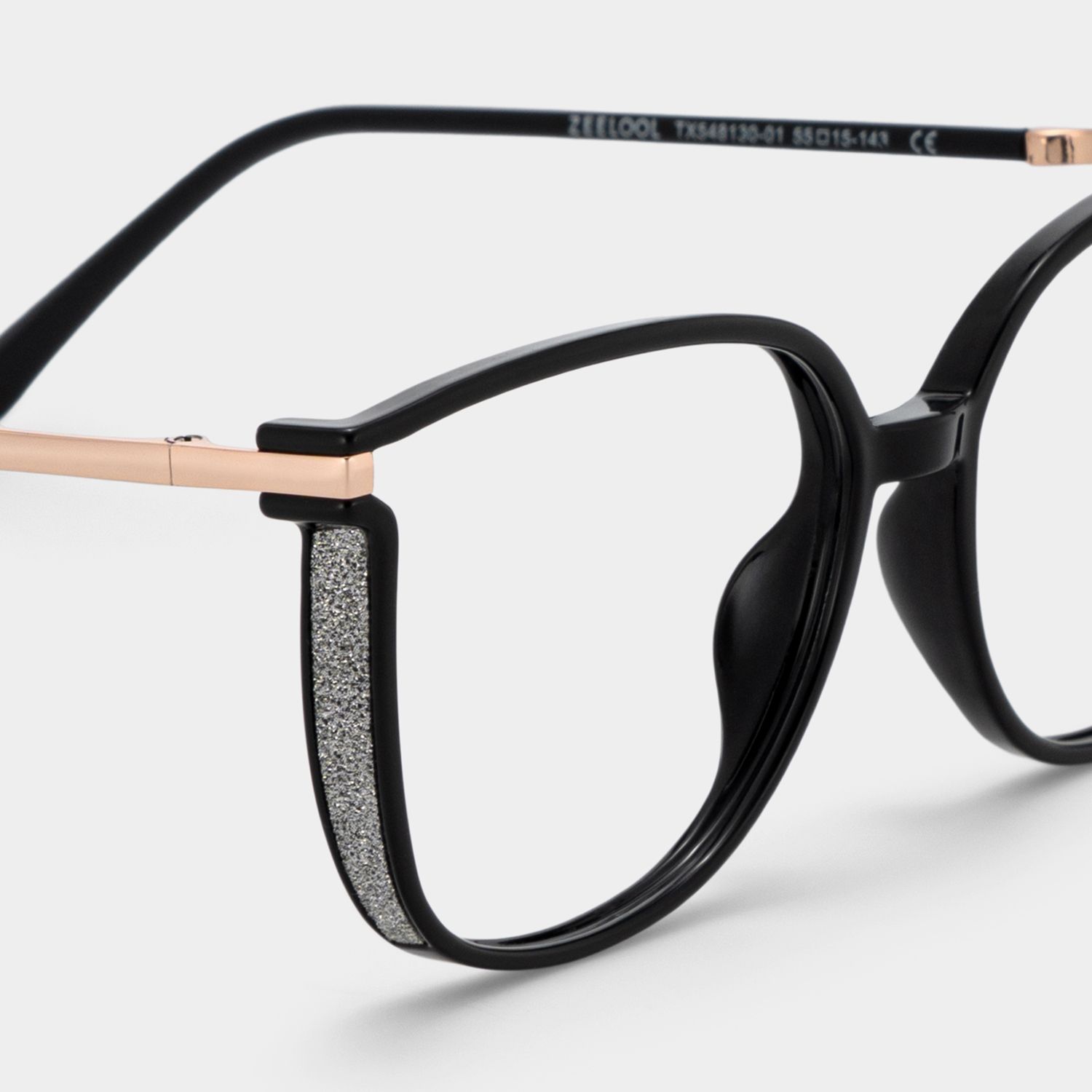 Rodz Square Black Frame Glasses with Prescription Lens | ZEELOOL6