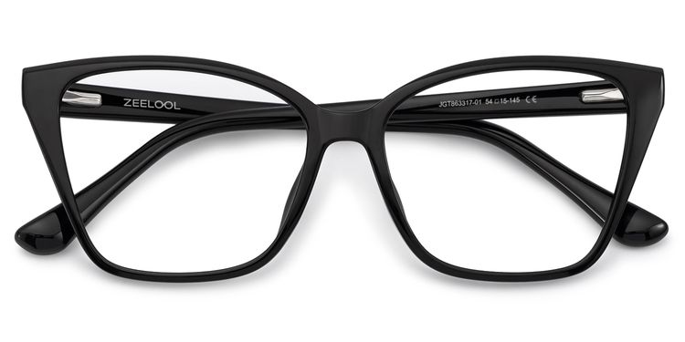 Sienna Butterfly Black Glassess