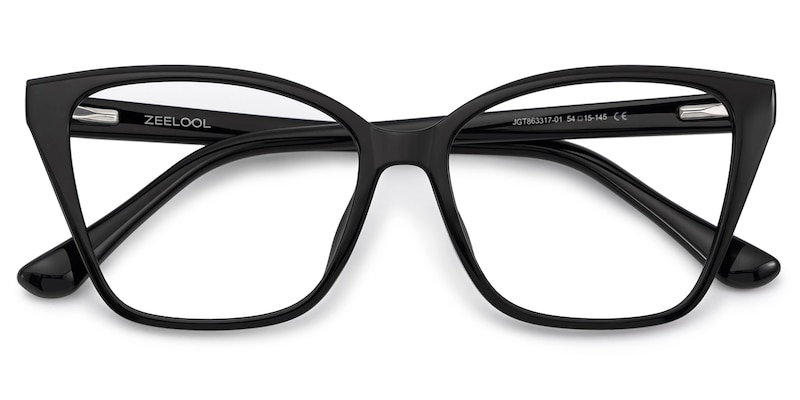 Sienna Butterfly Black Glassess