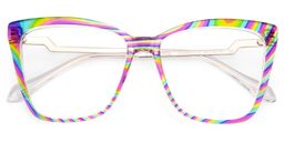 Awilda Cateye Multicolor Glasses2