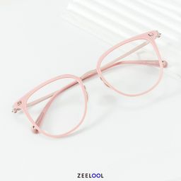 Gilliane Round Pink Glasses4