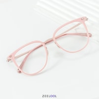 Gilliane Round Pink Glasses4