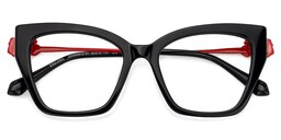 Estwick Butterfly Black Glasses1