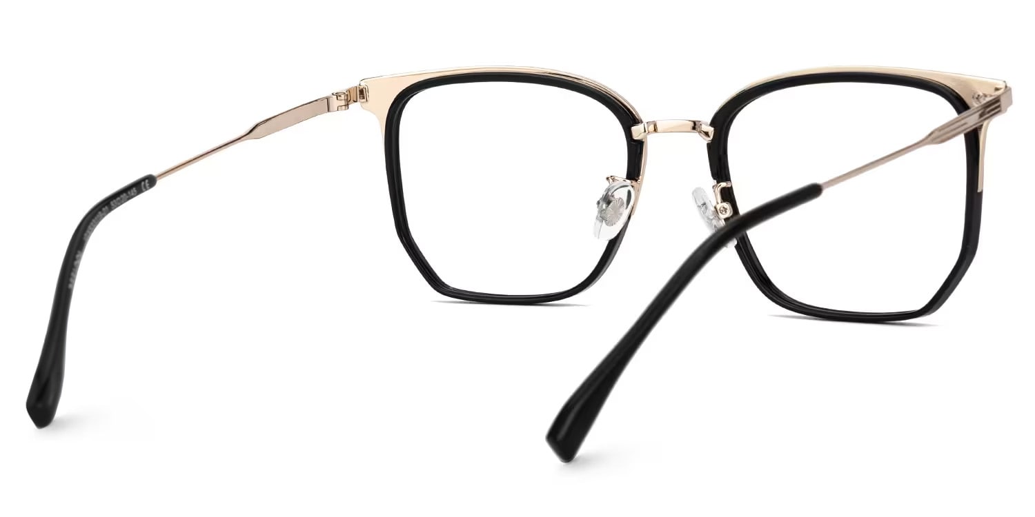 Roque Geometric Black Glasses3