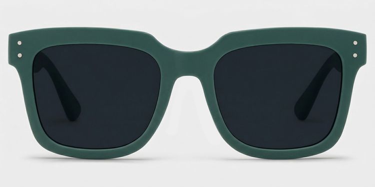 Liizbeett Square Green Glasses