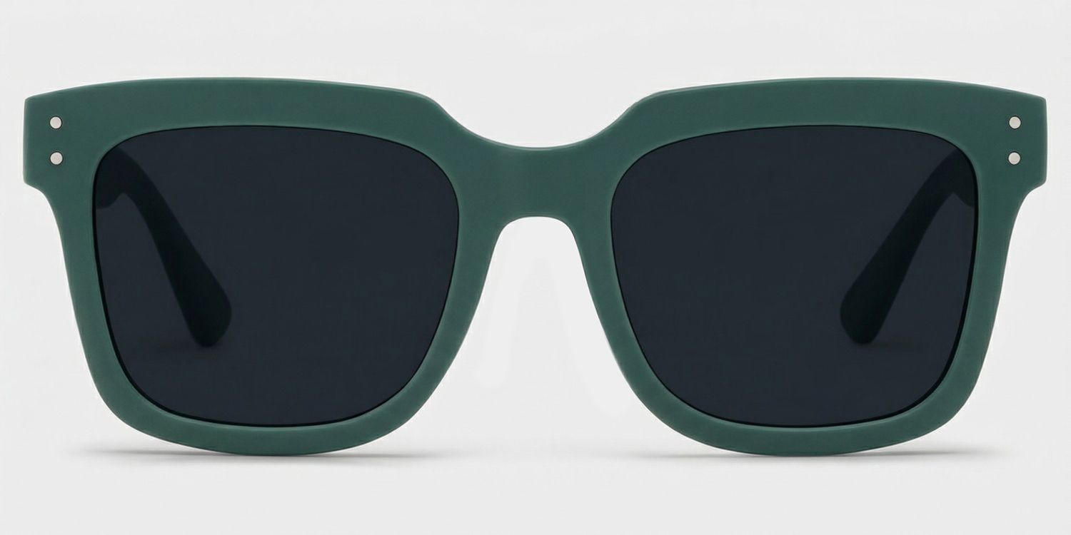Liizbeett Green Square Sunglasses to Frame Your Face | ZEELOOL0