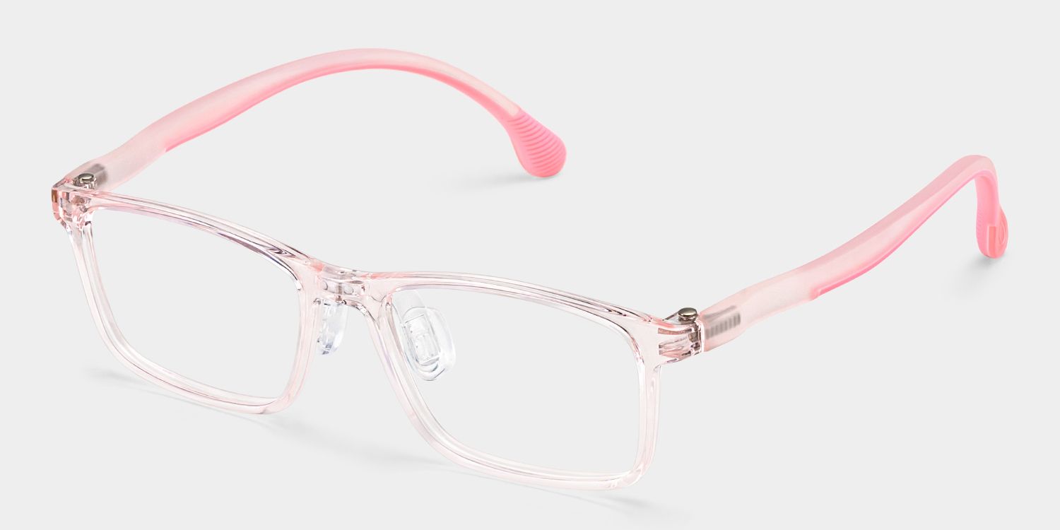 Sunny Rectangle Pink Frame Eyeglasses for Tween3