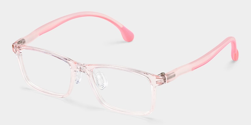 Sunny Rectangle Pink Frame Eyeglasses for Tween2