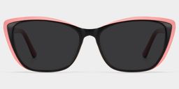 Fidelia Cat Eye Black Glasses0