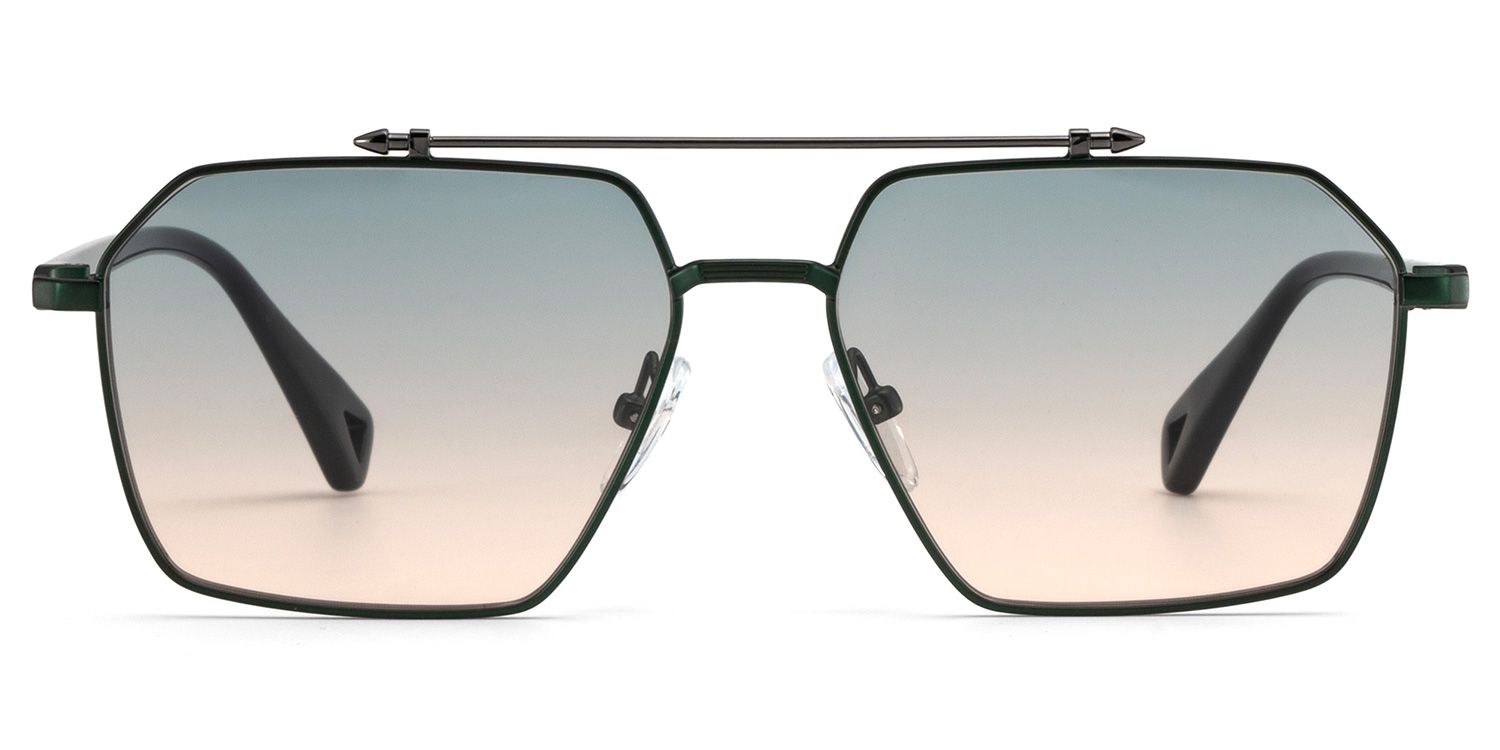 Casablanca Green Aviator Sunglasses Online | Zeelool1