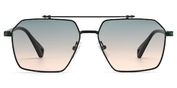 Casablanca Aviator Green Sunglasses1