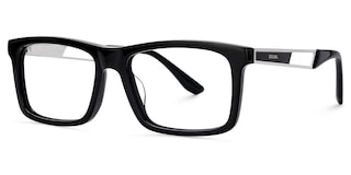 Osvaldo Rectangle Black Glasses3