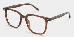 Eliza Dark Brown Square Glasses4