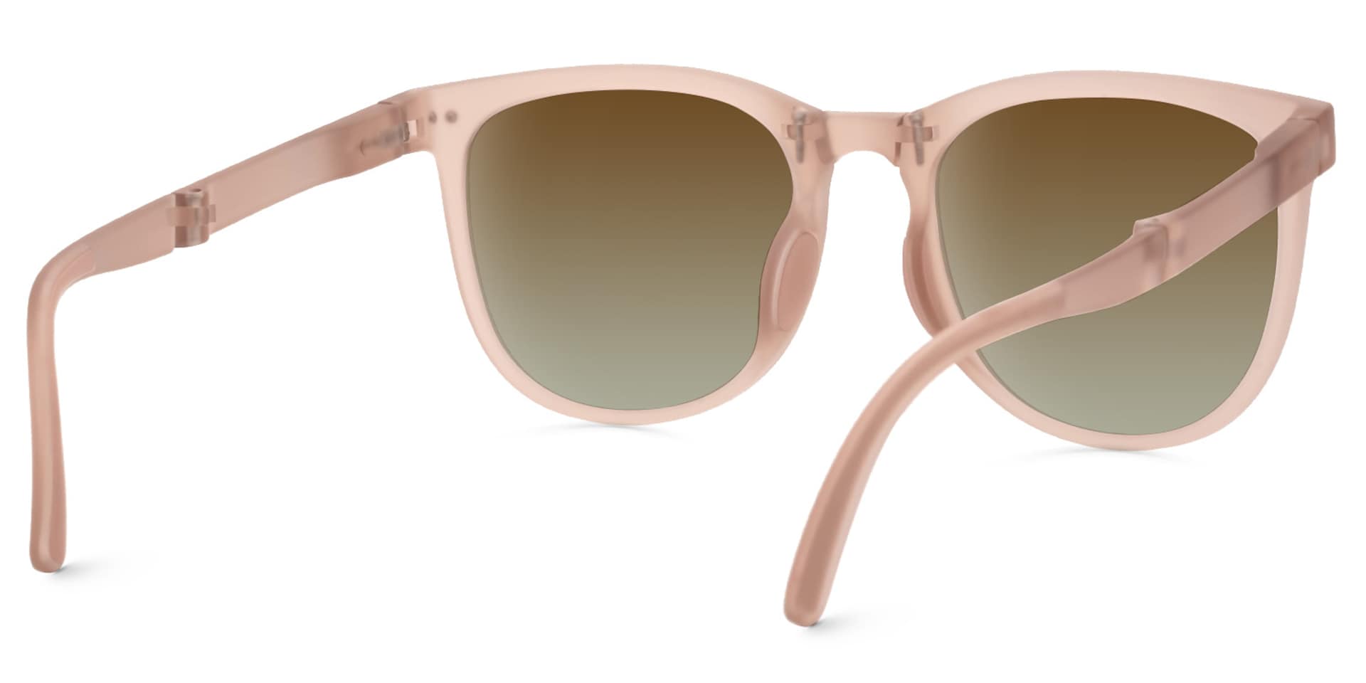 Lindzy TR90 Pink Frame Sunglasses with Square Shape | Zeelool4