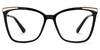 Greer Butterfly Black Glasses0