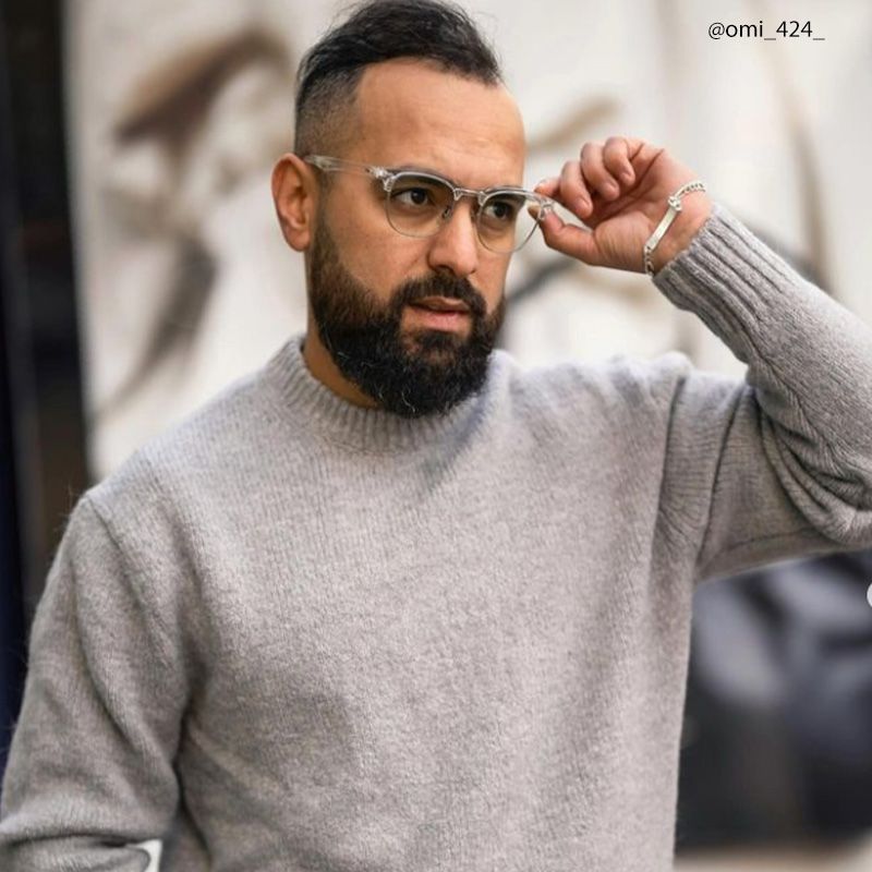 Hacker Browline Clear Glasses | Zeelool Glasses4