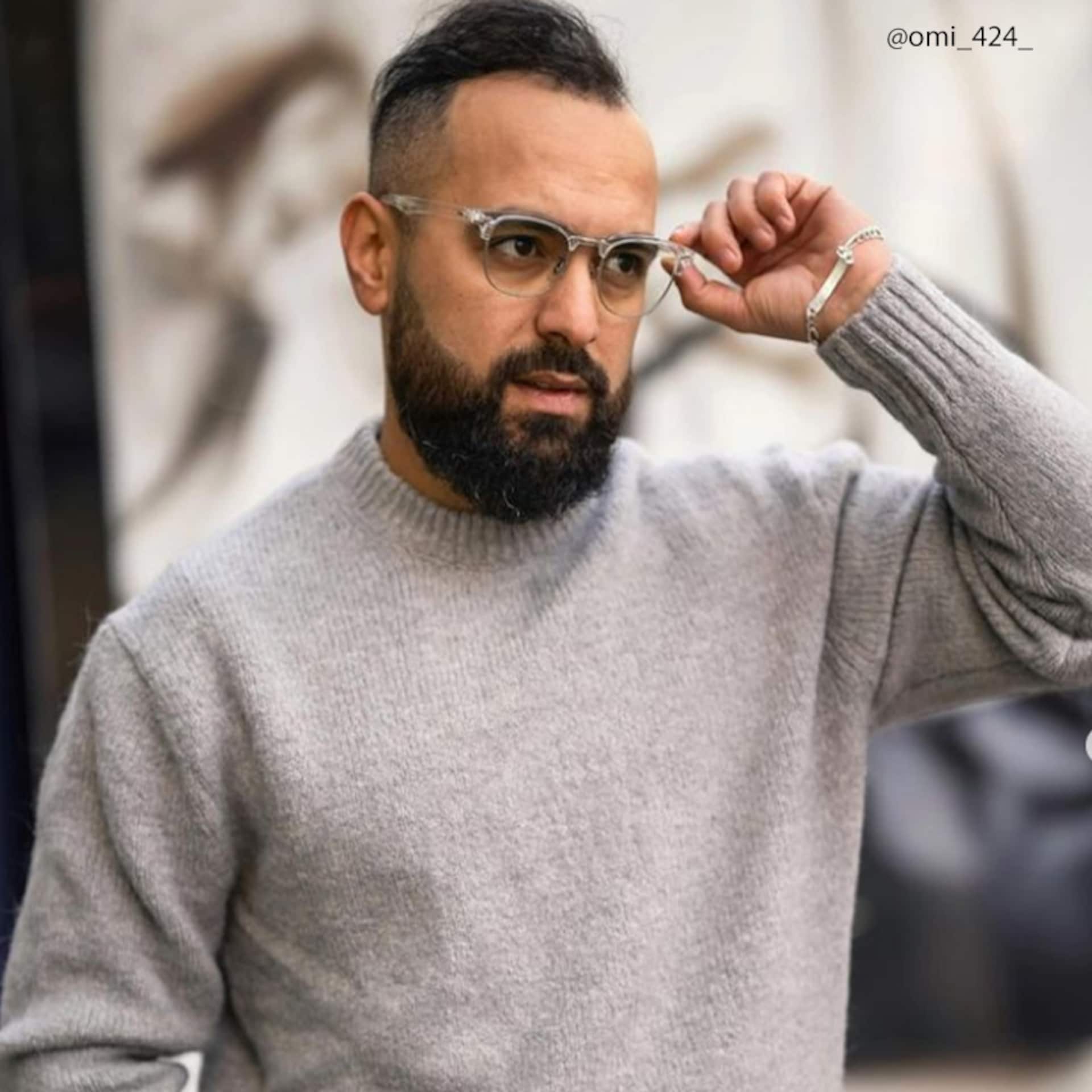 Hacker Browline Crystal Glasses | Zeelool Glasses4