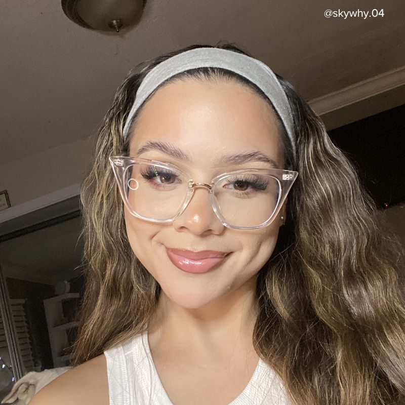 Chandrikar Cat Eye Crystal Frame Glasses | Zeelool Optical9