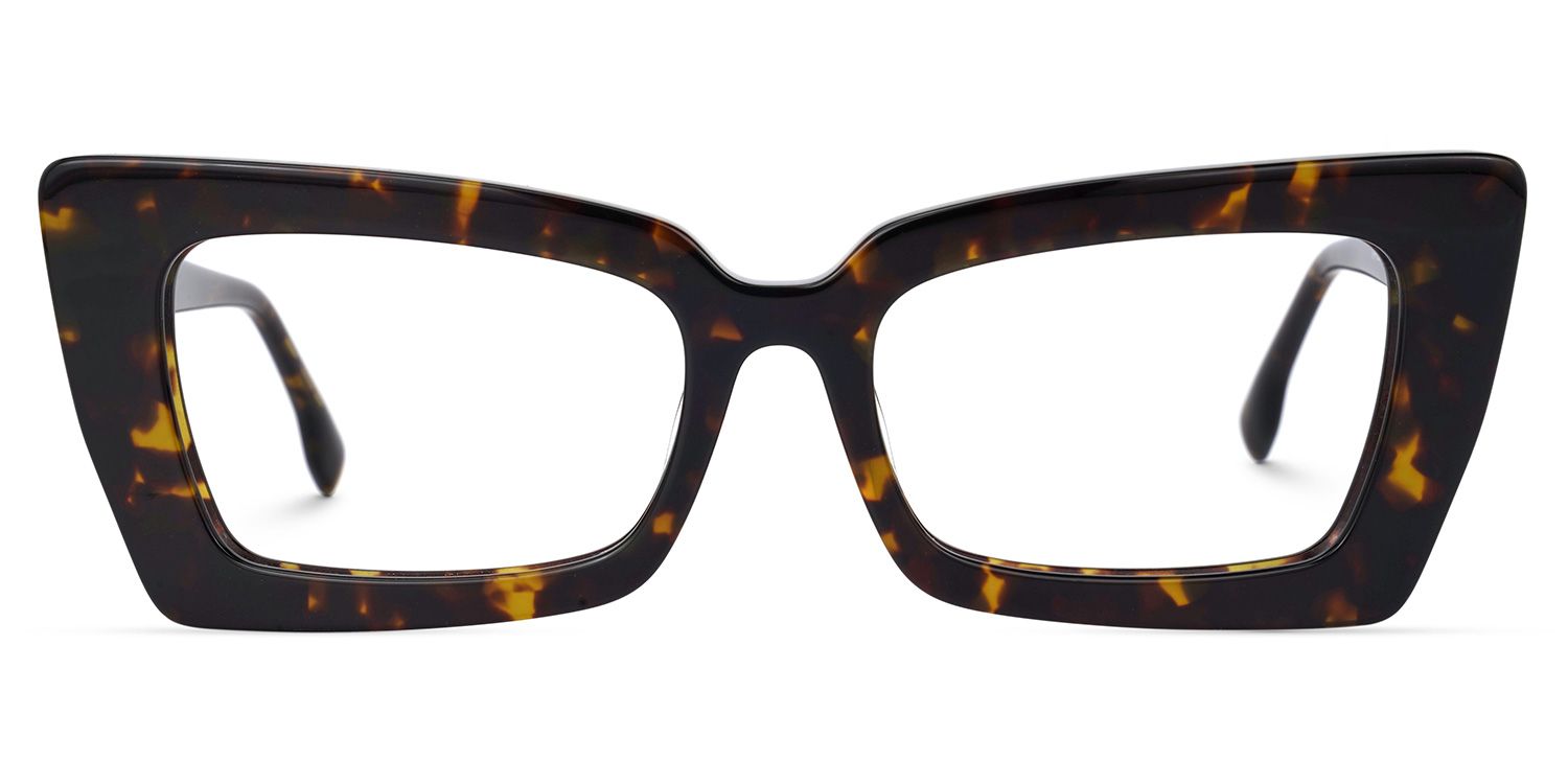 Newell Rectangle Tortoise Frames Glasses | ZEELOOL0