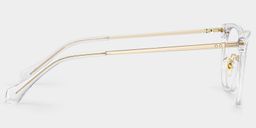 Eve Rectangle Clear Glasses4