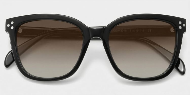 Scarlett Square Black Glasses