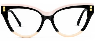 Cascata Cateye Black Glasses0