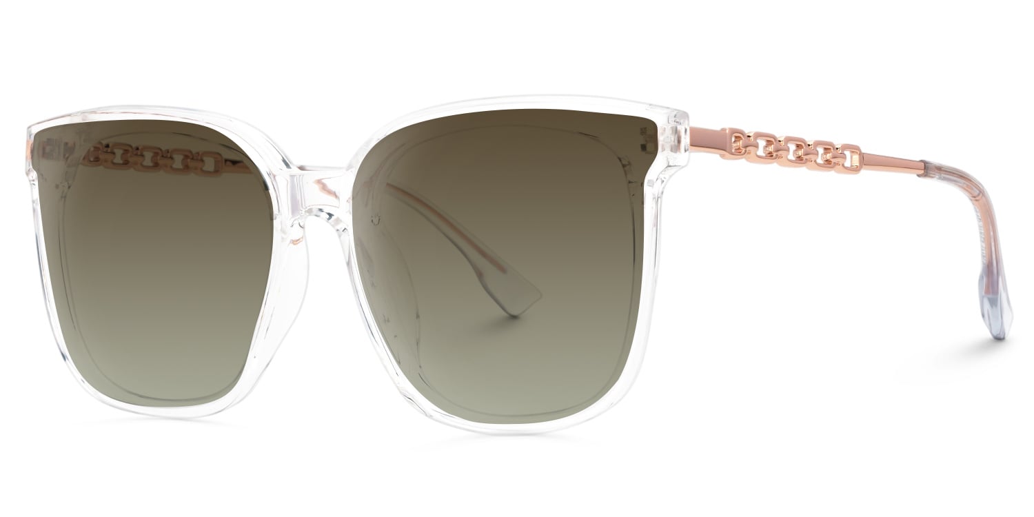 Tammie Square Crystal Sunglasses