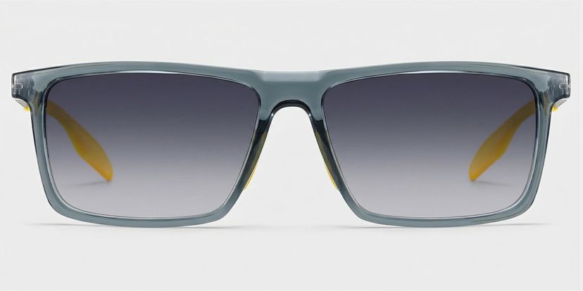 Active Rectangle Blue Yellow Glasses