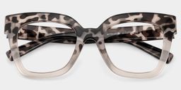 Malcolm Square Two-Tone Glasses1