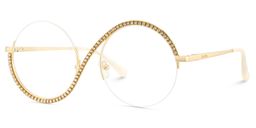 Jaila Round Gold Glasses2