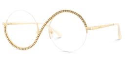 Jaila Round Gold Glasses2