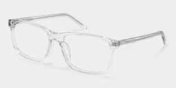 Connie Rectangle Clear Glasses2
