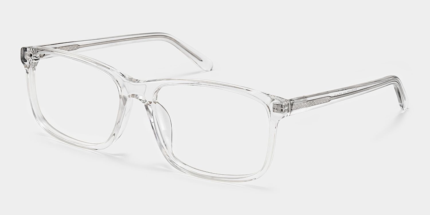 Connie Rectangle Clear Frame Glasses for Women and Men | ZEELOOL3