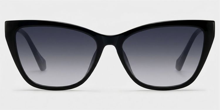 Celeste Black Cat-eye Glasses