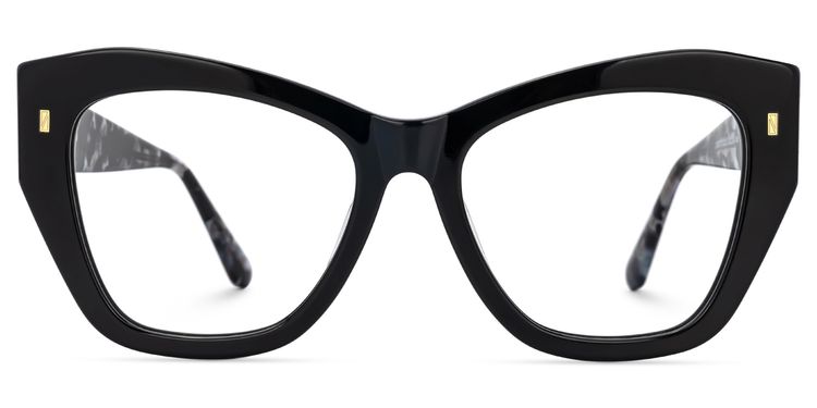 Rachelle Butterfly Black Glasses