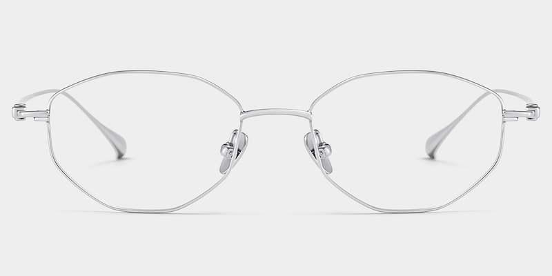 Everett Geometric Silver Glasses good-img