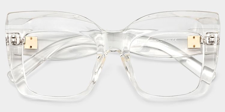 Alberta Cat Eye Clear Glasses