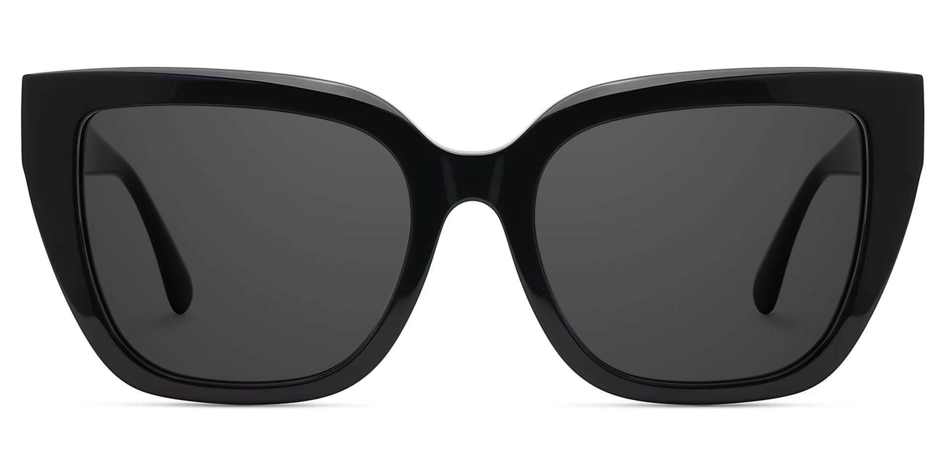 Square Frame Black Glasses on Sale0