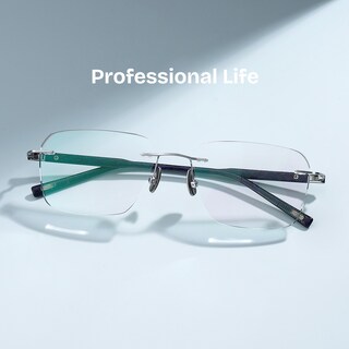 Claire Rectangle Silver Glasses1