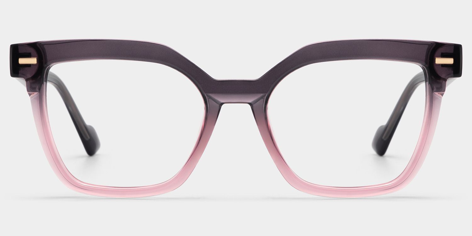 Black White Square Frame Glasses - Pinette on Sale | Zeelool