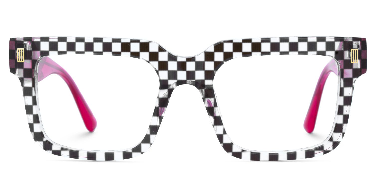 Thomason Men's Rectangular Frames With Black And Clear1