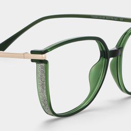 Rodz Square Dark-Green Glasses4